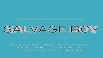 Salvage Boy! eBay Motors listing management software!
