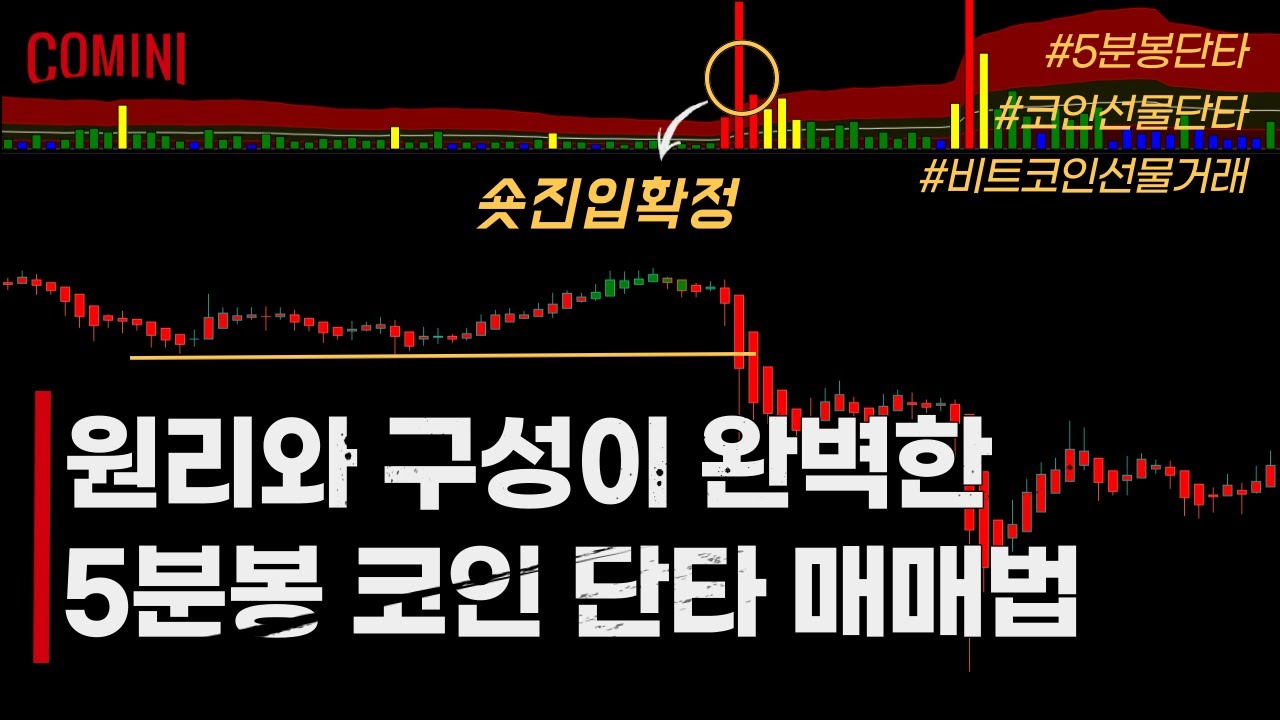 🔴 지표 구성이 완벽한 5분봉 코인 선물 단타 매매법 - YouTube