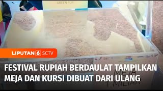 Meja dan Kursi Dibuat dari Daur Ulang Rupiah Senilai Rp1 Miliar | Liputan 6