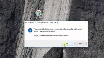 Python PyQt :Install PyQt4 In Windows 10