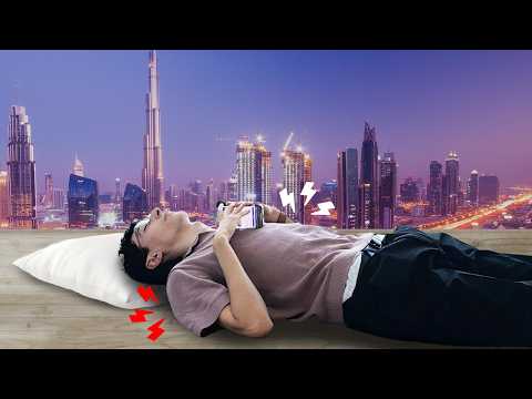 Experiment: I sleep on the floor of the tallest building in the world 🔝
