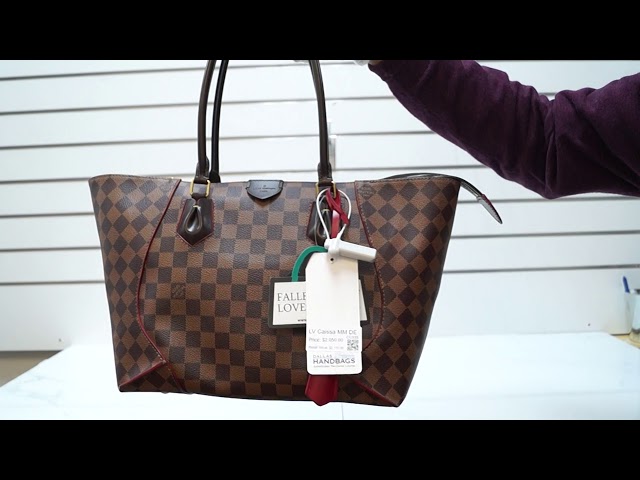 Louis Vuitton Caissa MM Damier Ebene Canvas Tote Bag – I MISS YOU