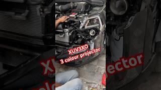 Mahindra XUV 3XO 🚘 3 colour projector fitting #Mahindra #3xo #kvdautozone #automobile #shortsviral