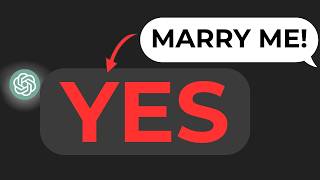 Asked Chatgpt To Marry Me... (Big Mistake)