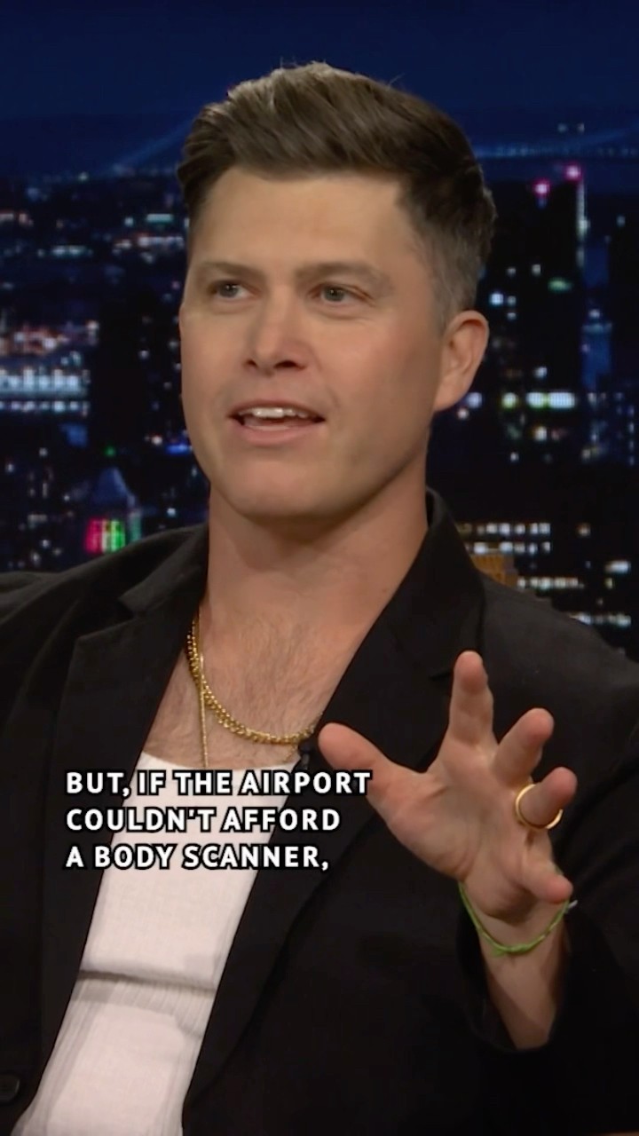 #ColinJost shares the headlines behind the photos #SethMeyers and#AmyPoehler used of him on #SNL!