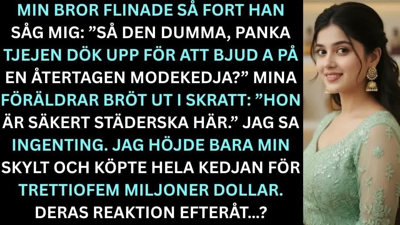 Jag var 18 när min pappa kastade ut mig med orden "dags att bli av med parasiten". Tretton år senare satt jag i samma balsal som han, med en paddel värd 35 miljoner dollar, och budade på samma...