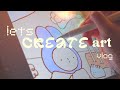 LETS CREATE ART VLOG ✎ new prints, claw clip unboxing