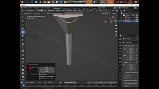 Туториал как создать Мини фонарик в блендер screenshot 3