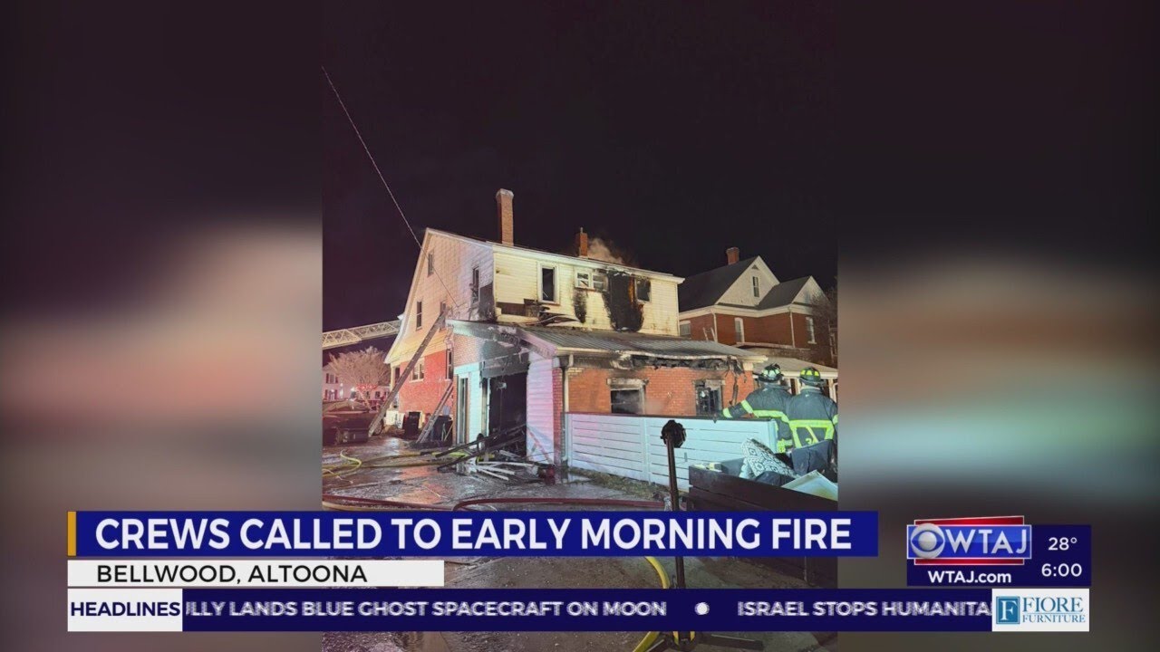 Crews battle early morning house fire in Blair County during blistering ...