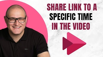 How to Share a Video at Specific Time