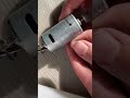 Testing a 20W RS 395 DC Motor At 18v Without the Sleeve: Very High Speed! #dcmotor #motor #shorts