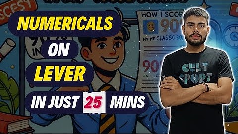 Class 10 ICSE Physics Chapter 3: Machines (Lever) || Numericals || @AdityaSingh22906