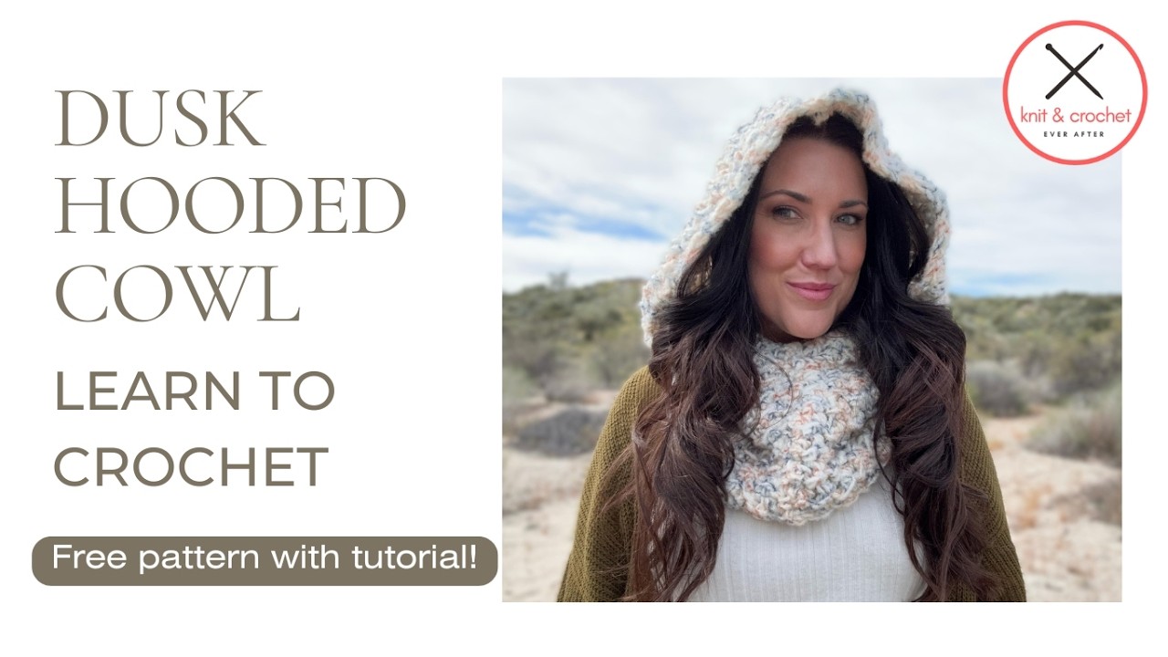 Easy Hooded Cowl Crochet Tutorial | Super Bulky Yarn Winter Hood - YouTube