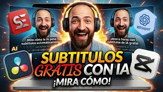 Cómo Generar SUBTÍTULOS Con IA GRATIS para Davinci Resolve y CapCut | ✅ SUBTÍTULOS Para Tus VÍDEOS
