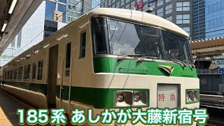 2024.4.26 185系 特急 あしかが大藤新宿号に乗車