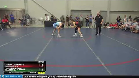 112 Lbs Quarterfinals (8 Team) - Jenna Gerhardt, North Dakota Vs Angelina Vargas, Missouri 1 F708