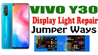 Vivo Y30 Display Light Problem LED Light Repair Solution Jumper Ways #GSM_Free_Equipment