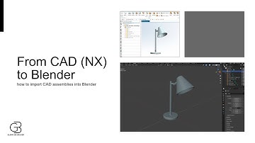 How to Import CAD Assemblies into Blender (STEP/IGES to Blender Workflow