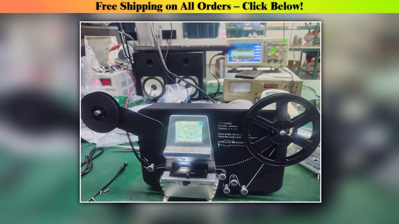 Winait 7'' Reel Roll Film Scanner for Super 8mm and 8mm Film Wholesale Best Quality New Collection