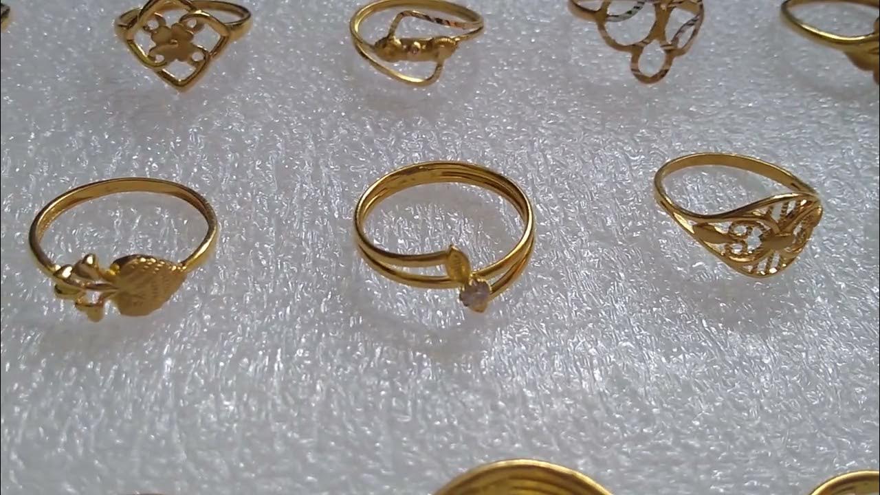 Ladies rings 2 and 1grms YouTube