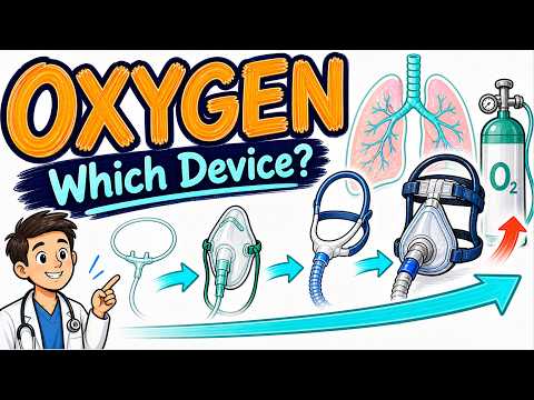 Oxygen Delivery Devices Explained: Nasal Cannula, Face Mask, HFNC & BPAP