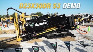 Demo of the D23x30DR S3 Horizontal Directional Drill at ICUEE 2019 screenshot 4