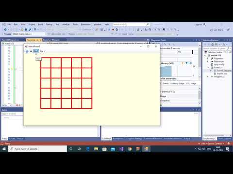 Matrix Pattern Animation