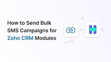 Send SMS from Zoho CRM: Single and Bulk Messaging #sms #crm #smsforcrm