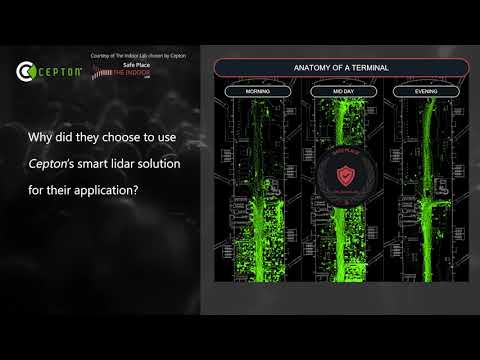Cepton - Smart Spaces Partnership w/ The Indoor Lab: World-class Lidar-based Crowd Analytics