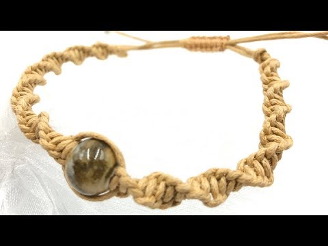 Tutorial Pulsera Macramé Nudo Espiral