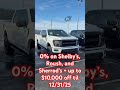 New truck deals, 0% financing, up to $10,000 off until 12/31/25.