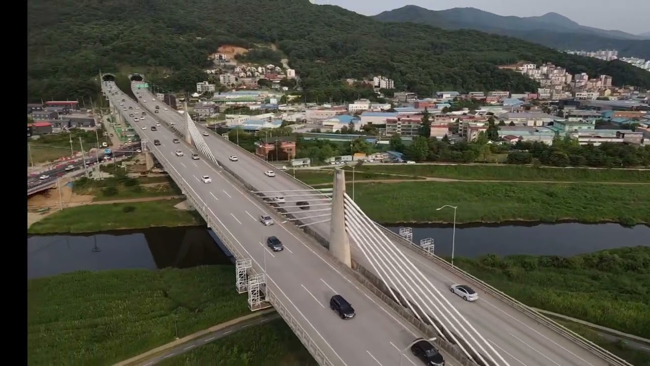 경안대교 드론 촬영 영상(경기 광주시)