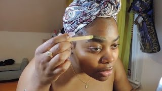 Beginner Friendly Eyebrow Tutorial With A Wax Kit From Amazon | Lansley Waxing Kit