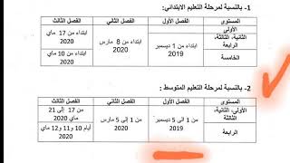 رزنامة اختبارات الفصل الأول(ابتدائي/متوسط)/محمد أبو شاكر لعبودي