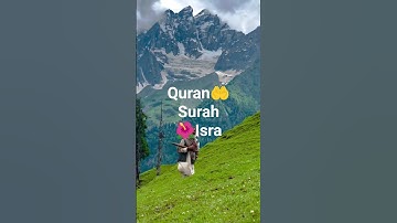 Surah Al-Isra | Night of Miracles 🌌 | Prophet Muhammad ﷺ | سورة الإسراء#quran #islamicvideo 🌺🤲
