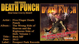 Five Finger Death Punch - Burn MF (Metal Guitar Cover) Full HD 4K