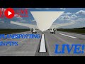 Live planespotting in pilot training flight simulator