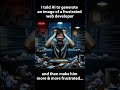 I Told AI to Create an Image of a Frustrated Web Developer 😤 #programmerhumor #programmingmemes