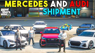 MICHAEL ORDERING SHIPMENT | MERCEDES AND AUDI | GTA 5 | Real Life Mods #234 | URDU |