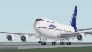 747 Landing Competition in FLIGHTLINE (Roblox)