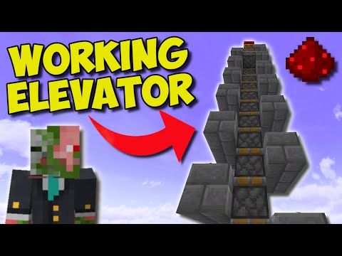 (1.17+) EASY WORKING ELEVATOR IN MINECRAFT!!! - Redstone Tutorial