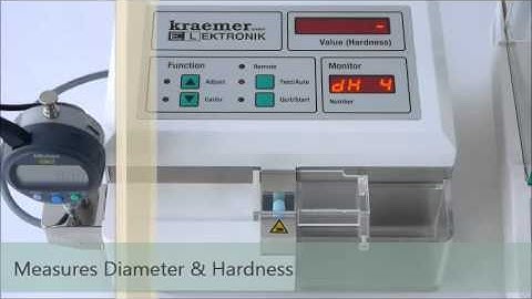 Tablet Hardness Tester Kraemer HC6.2