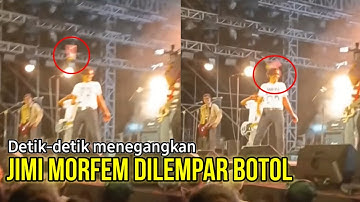 Kronologi Jimi Morfem dilempar botol oleh penonton di Synchronize Festival 2023