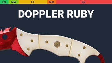 Talon Knife Doppler Ruby - Skin Float And Wear Preview