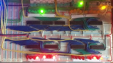 My Ben Eater inspired homemade 8-bit CPU - Part 3: Registers & the bus