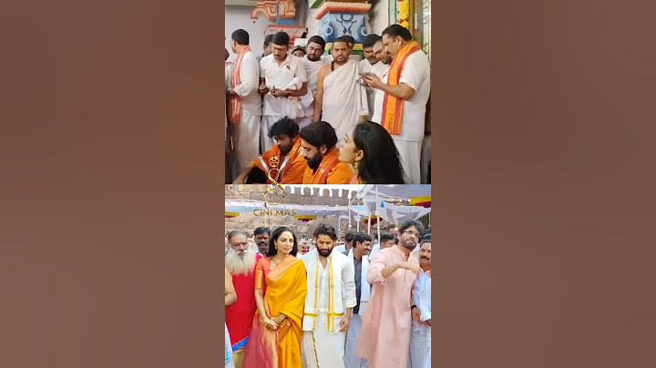 Naga Chaitanya, Sobhita Dhulipala Visits Srisailam Temple After Marriage |