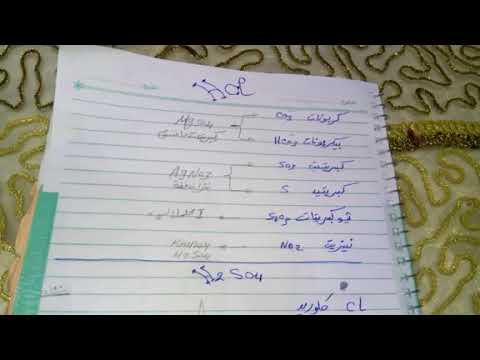 ازاي احفظ الوان الرواسب في الباب التاني كيمياء ثالثه ثانوي جزء 