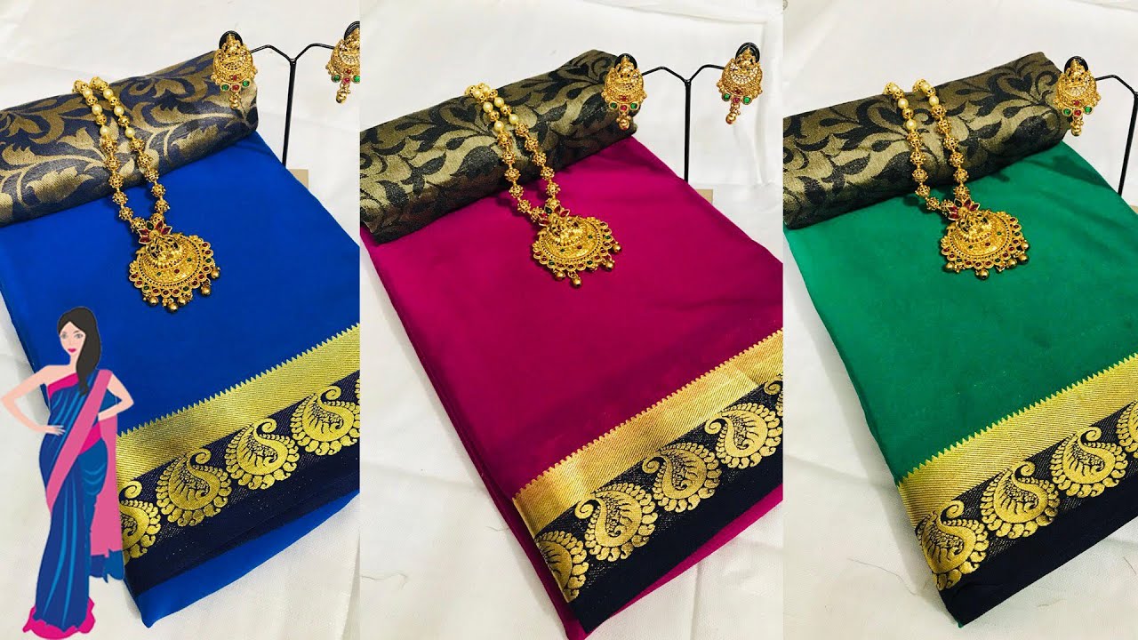 Latest Saree Collection 2019 | New Model Sarees with Designer Blouse