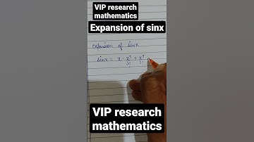 expansion of sinx