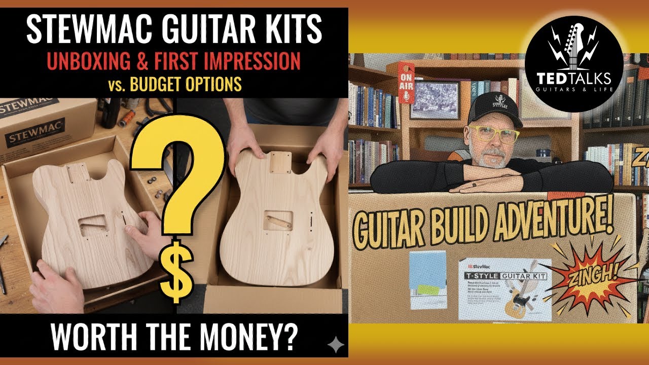 Watch Stewmac T-Style Guitar Kit Review: Unboxing & Brutally Honest First Impressions! on YouTube Watch Stewmac T-Style Guitar Kit Review: Unboxing & Brutally Honest First Impressions! on YouTube